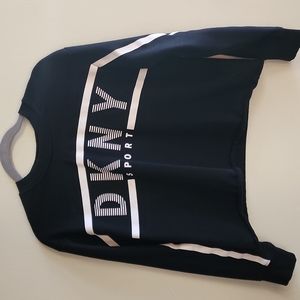 DKNY Sport Crop Sweat Shirt size Small
